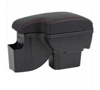 Scatola Portaoggetti Per Chevrolet Per Cruze 2009 2010 2011 2013 2014 Bracciolo Centrale Universale Accessori Di Modifica HQGQCEZEK(Black red line)