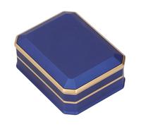 Scatola portaoggetti per collane con LED blu, dimensioni 9,1x7x3,6 cm