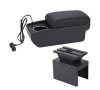 Scatola portaoggetti per console centrale auto Bracciolo Universale Per Auto Per Accessori Per Box Modello, Parti Di Retrofit Interne Per La Modifica Dello Stoccaggio(A2 Fast charging)