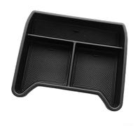 Scatola portaoggetti per console centrale auto, vassoio organizer compatibile con Volkswagen per ID.4 2021, inserto in plastica ABS nera per organizzazione interna, design di facile accesso per