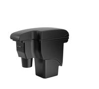 Scatola Portaoggetti Per Console Centrale Bracciolo Auto Per Ford Per Focus 2 Mk2(Black line)