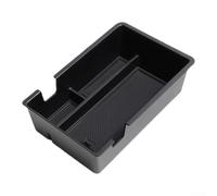Scatola portaoggetti per console centrale compatibile con modelli di auto 2024-2025, vassoio organizer per bracciolo in ABS+PVC con design su misura, per la gestione interna del carico | nero