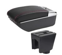 Scatola Portaoggetti Per Console Centrale Per Auto, Accessori Interni Per Chevrolet Per Aveo T200 T250 T255 CFCPKOYOZD(D1 red line 7USB)