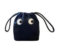 Scatola portaoggetti per cosmetici Borsa cosmetica leggera con coulisse Borsa cosmetica portatile Cute Big Eyes Mini borsa interna portatile Borsa di stoccaggio in nylon Scatola organizer per trucchi
