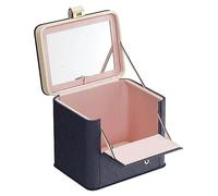 Scatola portaoggetti per cosmetici Creative Ladies Portable Borsa cosmetica di grande capacità Scatola portagioie multifunzionale Scatola cosmetica Scatola portaoggetti for la cura della pelle Scatola