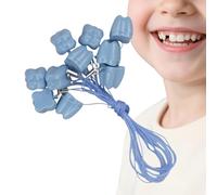 Scatola Portaoggetti Per Denti Da Latte - Set Di Barattoli Dei Ricordi A Forma Di Dente Da 10 Pezzi, Adorabile Organizzatore Per I Denti Persi, Porta Ricordi Creativo, Contenitore Durevole Per Souveni