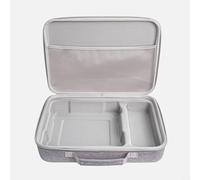 Scatola portaoggetti per Ecovacs per mini Winbot | Scatola portatile in EVA antiurto | Per strumenti robot per la pulizia del vetro | Supporto antipolvere | 35 x 25,5 x 8,5 cm (grigio)