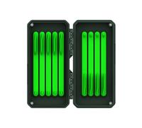 Scatola portaoggetti per esche da pesca con 11 esche a bastoncino contenitore per esche con gancio staccabile, accessori da pesca gancio staccabile