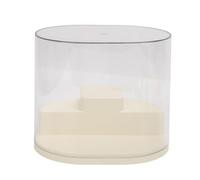 Scatola Portaoggetti per Figure in Acrilico Trasparente, Scatola Espositiva per Figure con Design Unico a Gradini per Scaffale, Organizer per Giocattoli a Prova di Polvere