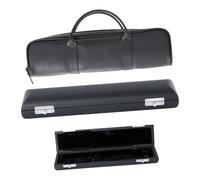 Scatola portaoggetti per flauto, design portatile e struttura in poliuretano impermeabile, per concerti, prove e viaggi, con rivestimento interno morbido