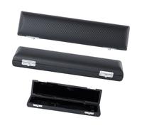 Scatola portaoggetti per flauto, design portatile e struttura in poliuretano impermeabile, per concerti, prove e viaggi, con rivestimento interno morbido