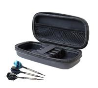 Scatola portaoggetti per freccette, custodia per freccette con punta morbida, custodia rigida per freccette, può contenere 3 freccette e extra, tubi e tasche antiurto integrate per alette,