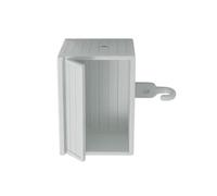 Scatola portaoggetti per garage, rifugio funzionale per auto, con porta apribile, per casa, ingresso, organizzazione, scatola a forma di porta per un facile accesso