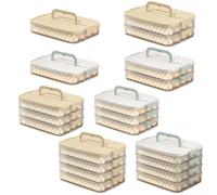 Scatola portaoggetti per gnocchi con capacità multistrato, facile da pulire e perfetta per l'organizzazione della cucina (verde3)