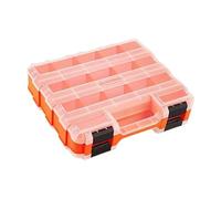 Scatola portaoggetti per hardware a doppio lato Custodia multifunzionale per attrezzi in plastica Custodia rettangolare per perline a vite Organizzatori per utensili a doppio lato