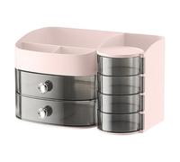 Scatola portaoggetti per la cura della pelle, vetrina portaoggetti per la cura della pelle, multifunzione, contatore per la cura della pelle, con scatola portaoggetti a cassetto, scatola portaoggetti