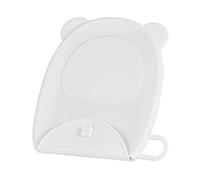 Scatola portaoggetti per maschere in silicone, organizer portatile per maschere, riutilizzabile, antipolvere, clip per riporre maschere, estensore per cinturino per maschera, bianco