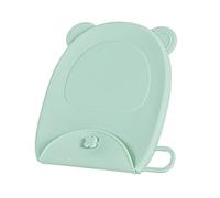 Scatola portaoggetti per maschere in silicone, organizer portatile per maschere, riutilizzabile, antipolvere, clip per riporre maschere, estensore per cinturino per maschera, verde