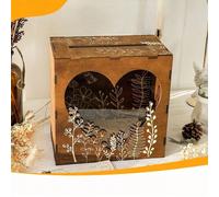 Scatola portaoggetti per matrimonio e porta-cartoline - alternativa in legno al libro degli ospiti per conservare le cartoline e preservare i ricordi del matrimonio, centrotavola memorabile amoreLegno