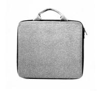 Scatola portaoggetti per mini router, custodia protettiva in EVA con design antiurto, tasca in rete con cerniera e cinturino elastico, custodia portatile da esterno in grigio (330 x 295 x 88 mm)