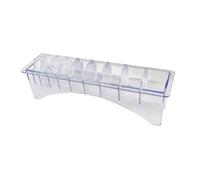 Scatola portaoggetti per pettini guida, compatta, con 10 griglie, per strumenti