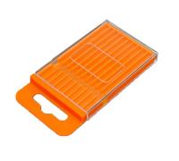 Scatola portaoggetti per punte da trapano con cassetto estraibile per un facile accesso alle punte elicoidali e coniche, design flessibile e pieghevole per un posizionamento adattabile, scatola