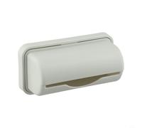 Scatola portaoggetti per sacchetti della spazzatura da parete, dispenser di sacchetti di plastica per porta dell'armadio da cucina, contenitore per la spazzatura in PP non perforato, organizer per