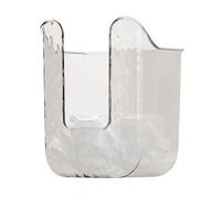Scatola portaoggetti per salviette da cucina, contenitore per salviettine lavabili, porta fazzoletti da parete, dispenser trasparente senza punzonatura, contenitore ricaricabile per cucina, camera da