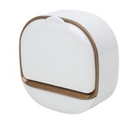 Scatola portaoggetti per sapone da parete per uso domestico con configurazione a punzone, sistema di drenaggio per prevenire la sudorazione e copertura protettiva per sapone da bar o spugne (bianco)