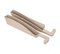 Scatola portaoggetti per sedile auto, 2 pezzi, per gestire in modo efficiente lo spazio del veicolo (beige)