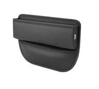 Scatola Portaoggetti per Seggiolino Auto,Organizzatore Pelle PU per Riempire La Fessura Del Sedile Dell'auto,Car Seat Gap Filler con Foro Senza Fili,Tasca Laterale per Cellulare, Chiavi, Occhiali