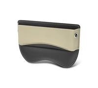 Scatola Portaoggetti Per Seggiolino Compatibile Con AVEO Tasca Portaoggetti Laterale Seggiolino Auto L'organizzatore Riempimento Delle Fessure In Pelle Riporre Ordinatamente Parti Interne(Beige)