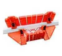 Scatola portaoggetti per, set di guida per troncatrice, supporto per taglio angolare in ABS, manuale in acciaio, assistente di taglio multifunzione, per falegname, intagliatore