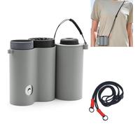 Scatola portaoggetti per Shark ChillPill FA022, custodia da viaggio portatile rimovibile con tracolla regolabile, protezione resistente agli urti per Shark ChillPill, grigio