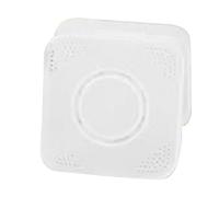 Scatola portaoggetti per soffio cipria Custodia contenitore per soffio per trucco traspirante e alla moda per le donne, viaggio a casa portatile (Bianco opaco)