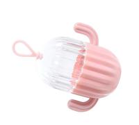 Scatola portaoggetti per spugnette trucco a forma di - Porta spugne portatile trasparente per il viaggio - Custodia a prova di polvere di bellezza ()