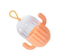 Scatola portaoggetti per spugnette trucco a forma di - Porta spugne portatile trasparente per il viaggio - Custodia a prova di polvere di bellezza ()