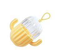 Scatola portaoggetti per spugnette trucco a forma di - Porta spugne portatile trasparente per il viaggio - Custodia a prova di polvere di bellezza ()