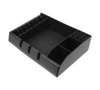Scatola Portaoggetti per Strumenti da Parrucchiere, Plastico Nero | Scomparti Regolabili, Base Antiscivolo, Accesso Rapido, per Postazione e Lavoro Mobile