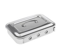 Scatola Portaoggetti Per Strumenti In Acciaio Con Coperchio Strumenti