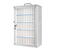 Scatola Portaoggetti Per Telefono Cellulare in Alluminio, Phone Locker, Coltiva L'autodisciplina, Adatto for Aule e Sale Conferenze (48 Slot for Schede)(60)