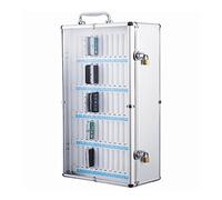 Scatola portaoggetti per telefono con serratura a parete, design sicuro e facile da trasportare per aule, ideale per tenere in sicurezza il telefono