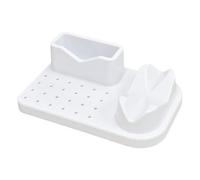 Scatola portaoggetti per trapano e punte per chiodi a 24 fori, organizzatori per punte per smerigliatura per trapano per chiodi, supporto per macchina per custodia per espositore per utensili