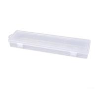 Scatola Portaoggetti per trasparente 35cm in Plastica Robusta | Plastica polipropilene spessa, rinforzato, chiusura per sicura, per ideale per utensili, gioielli