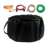 Scatola portaoggetti per tubo dell'acqua, accessori per e | parte superiore in rete traspirante, impermeabile, robusta, pratica, accessori da campeggio, per viaggi, giardino