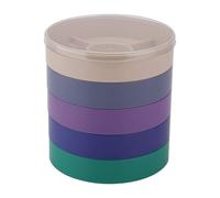 Scatola portaoggetti portatile a vite per orologi, multifunzione, vassoio per le parti, cilindrica per strumenti di riparazione e accessori, vassoio compatto