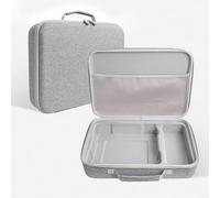 Scatola portaoggetti portatile in EVA per ECOVACS per mini e per robot per la pulizia dei vetri WINBOT con manico antiurto e design con doppia cerniera per protezione (grigio)