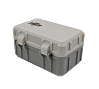 Scatola portaoggetti portatile per DJI Osmo Action 5 Pro Action 4 Action 3, antiurto, anti-goccia, con stampa 3D, con filtro e scomparti per batteria, per accessori per fotocamera sportiva, bianco +