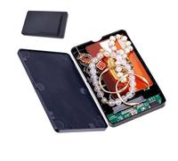 Scatola portaoggetti portatile - realistica forma disco rigido, salvadanaio segreto, compatto e sottile, per oggetti di valore, nascondiglio sicuro per donne, uomini, bambini, scrivania, camera da
