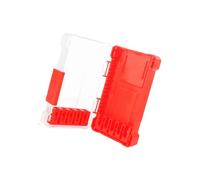 Scatola portaoggetti resistente per utensili con fondo antiscivolo, chiusura a sgancio rapido, organizer per punte da trapano professionali multi formato